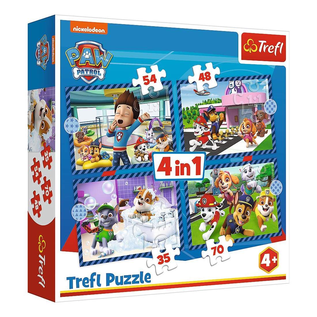 Paw Patrol 4-i-1 pusselset för barn | Hem & Hobby | Pryloteket