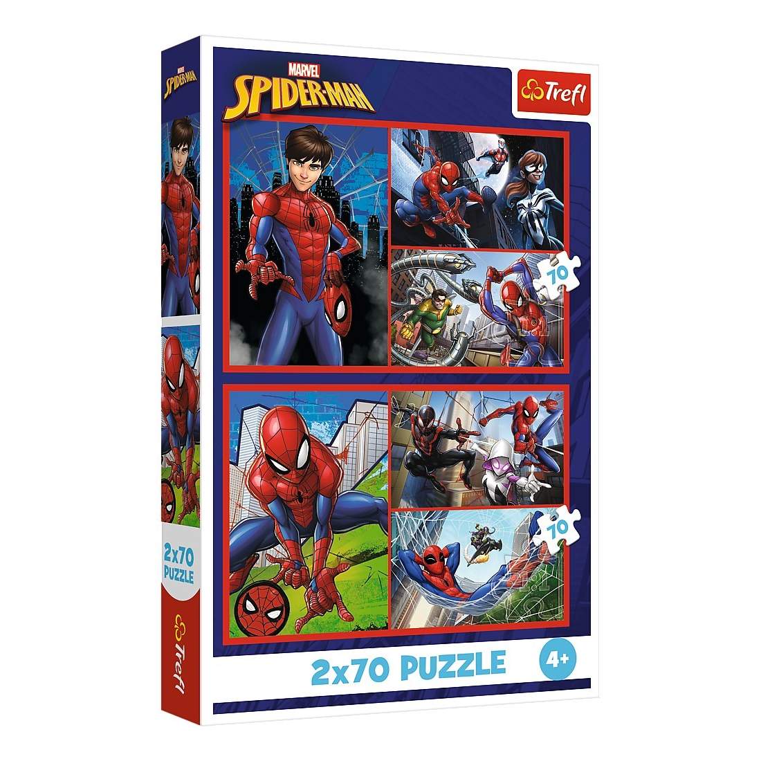 Spider-Man pusselset, 2 set med 70 bitar i varje | Hem & Hobby | Pryloteket