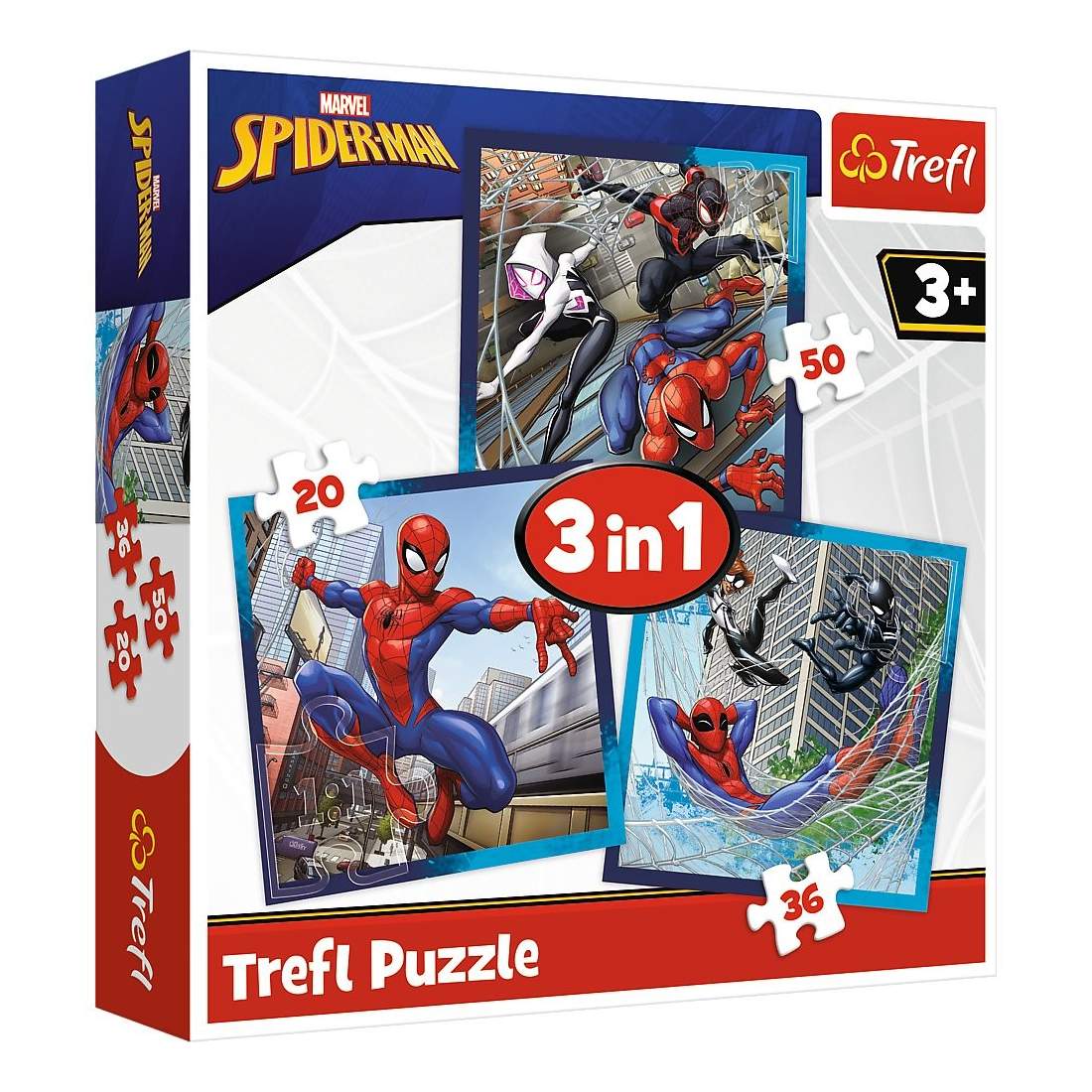 Spider-Man 3-i-1 pusselset för barn, engagerande kul | Hem & Hobby | Pryloteket