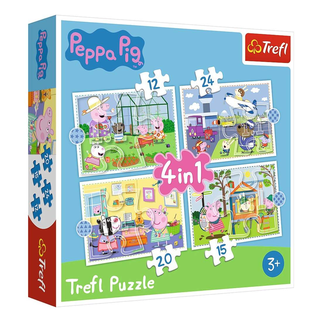 Peppa Pig 4-i-1 pusselset för barn | Hem & Hobby | Pryloteket