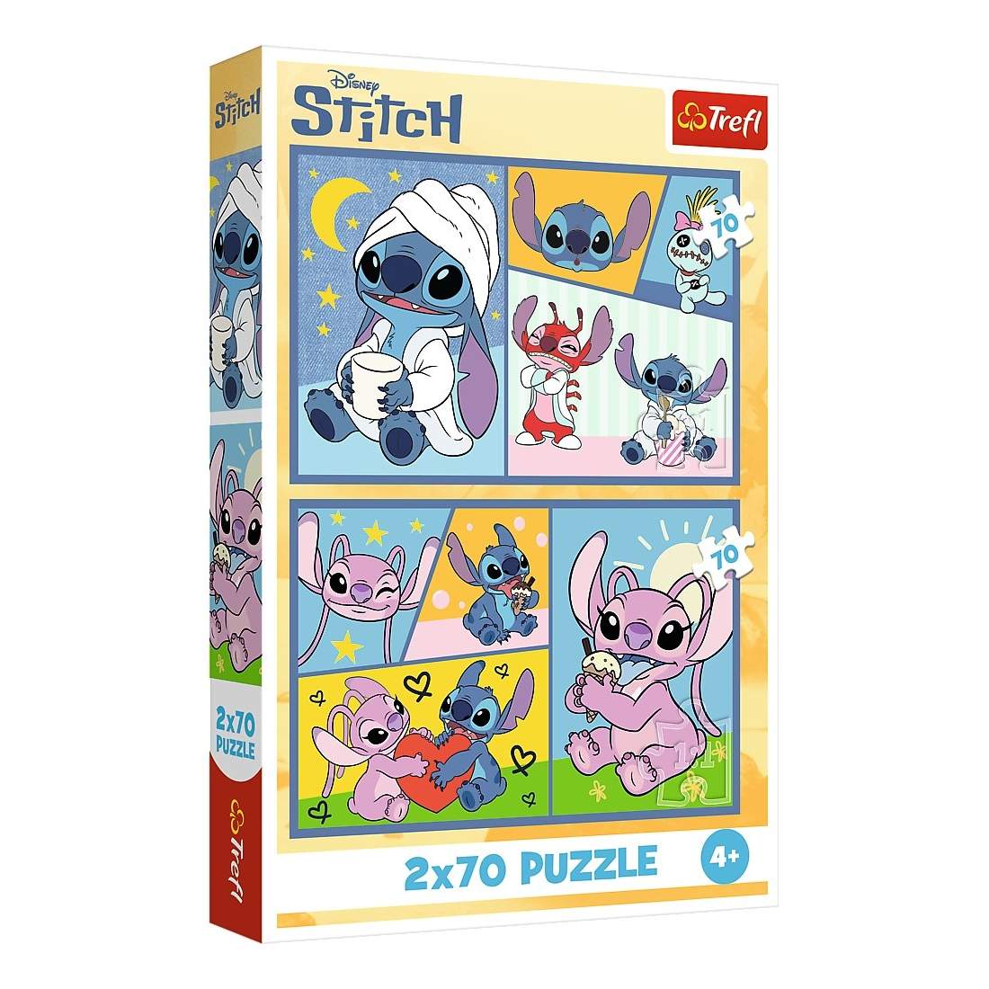 Stitch Pussel Set, 2 förpackningar med 70 bitar vardera | Hem & Hobby | Pryloteket
