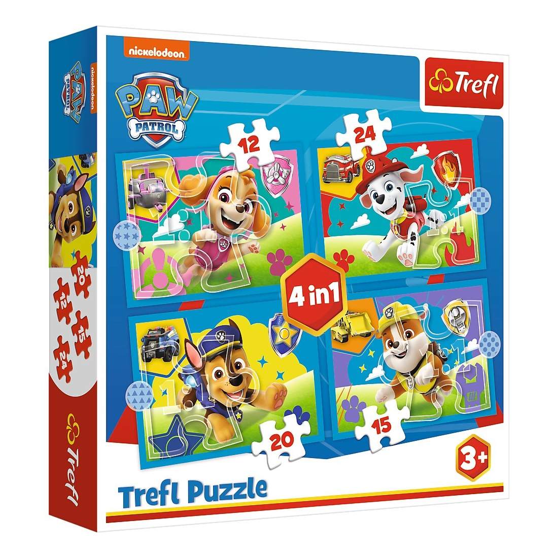 Paw Patrol 4-i-1 pusselset för barn | Hem & Hobby | Pryloteket
