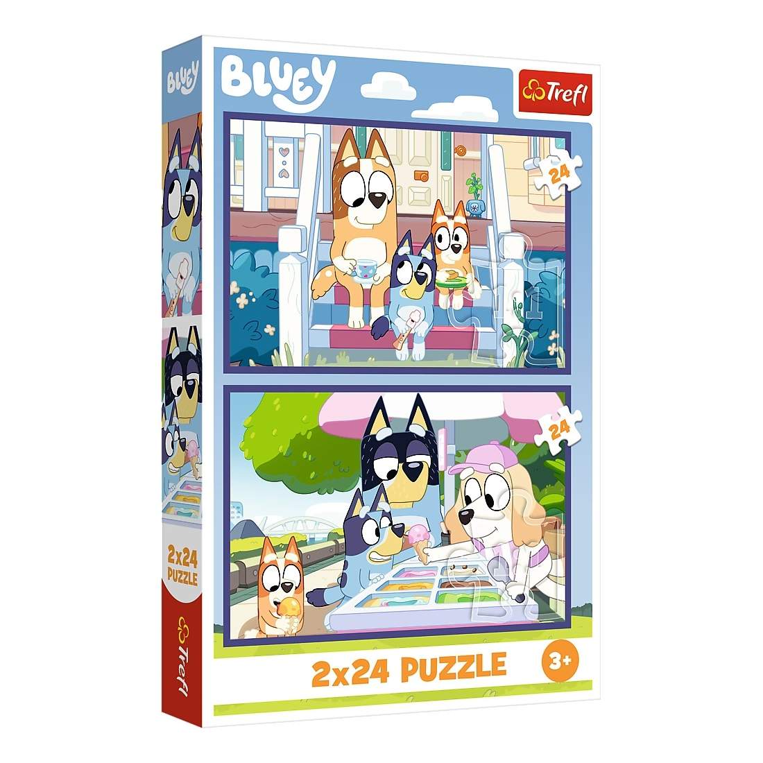 Bluey Pussel Set, 2 x 24 bitar, rolig familjeaktivitet | Hem & Hobby | Pryloteket