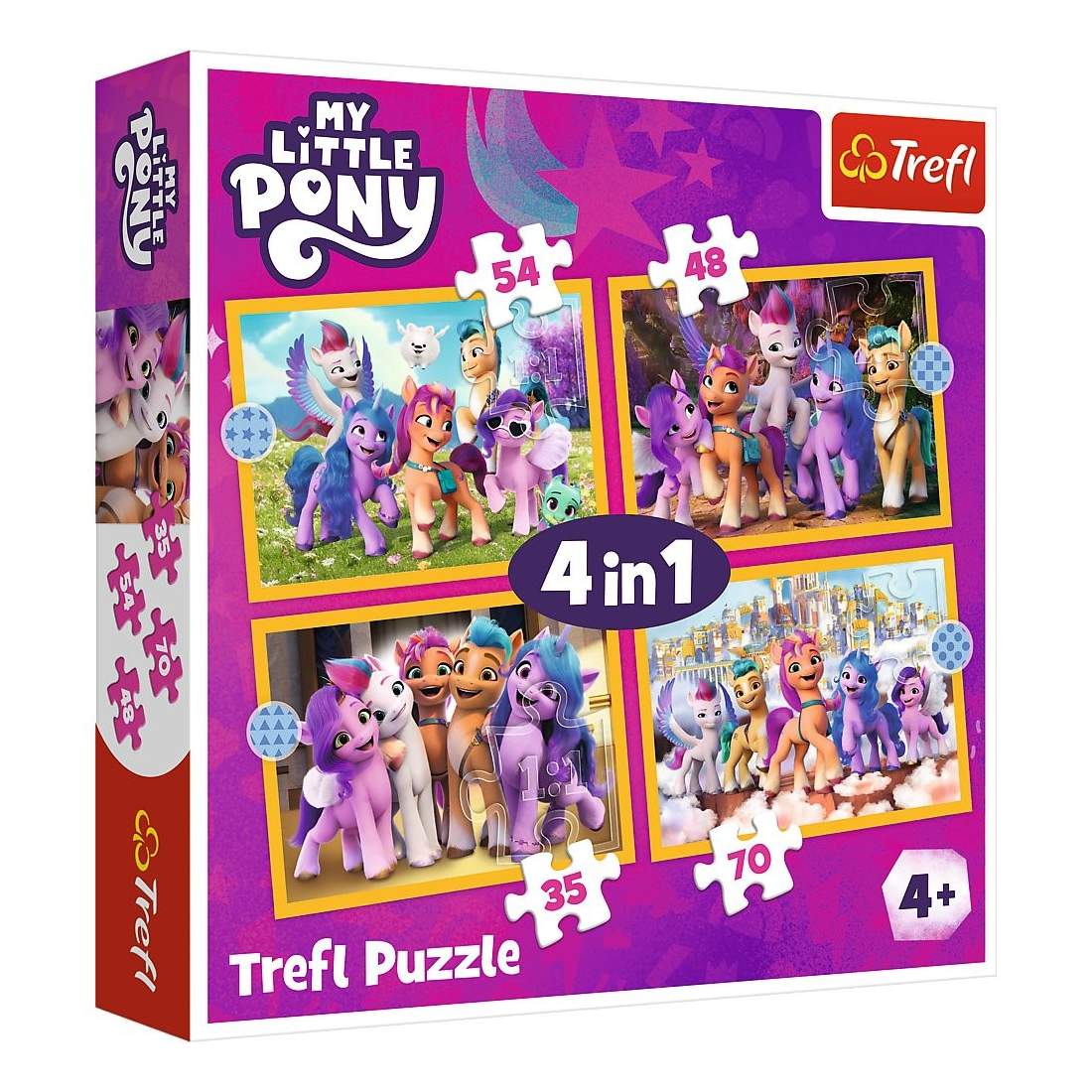 My Little Pony 4-i-1 pusselset för barn | Hem & Hobby | Pryloteket