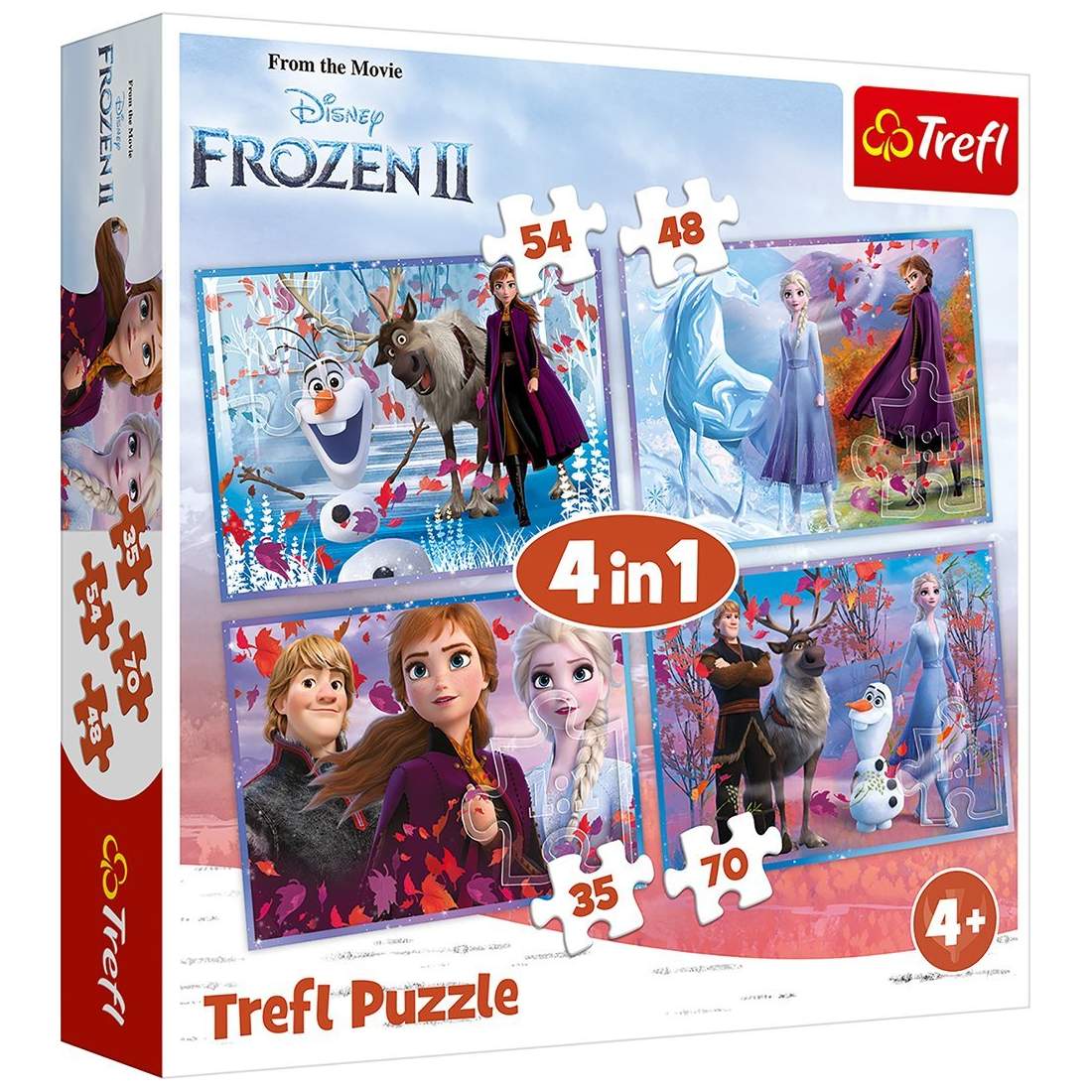 Frozen II 4-i-1 pusselset för barn, roligt och engagerande | Hem & Hobby | Pryloteket