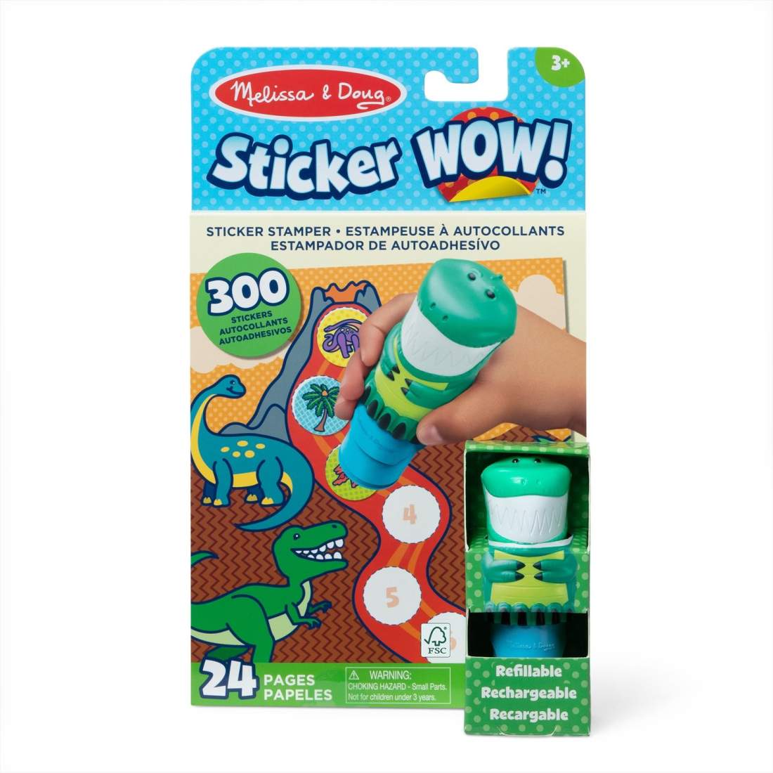 Dinosaur Sticker Activity Pad Set för barn, 100+ klistermärken | Hem & Hobby | Pryloteket