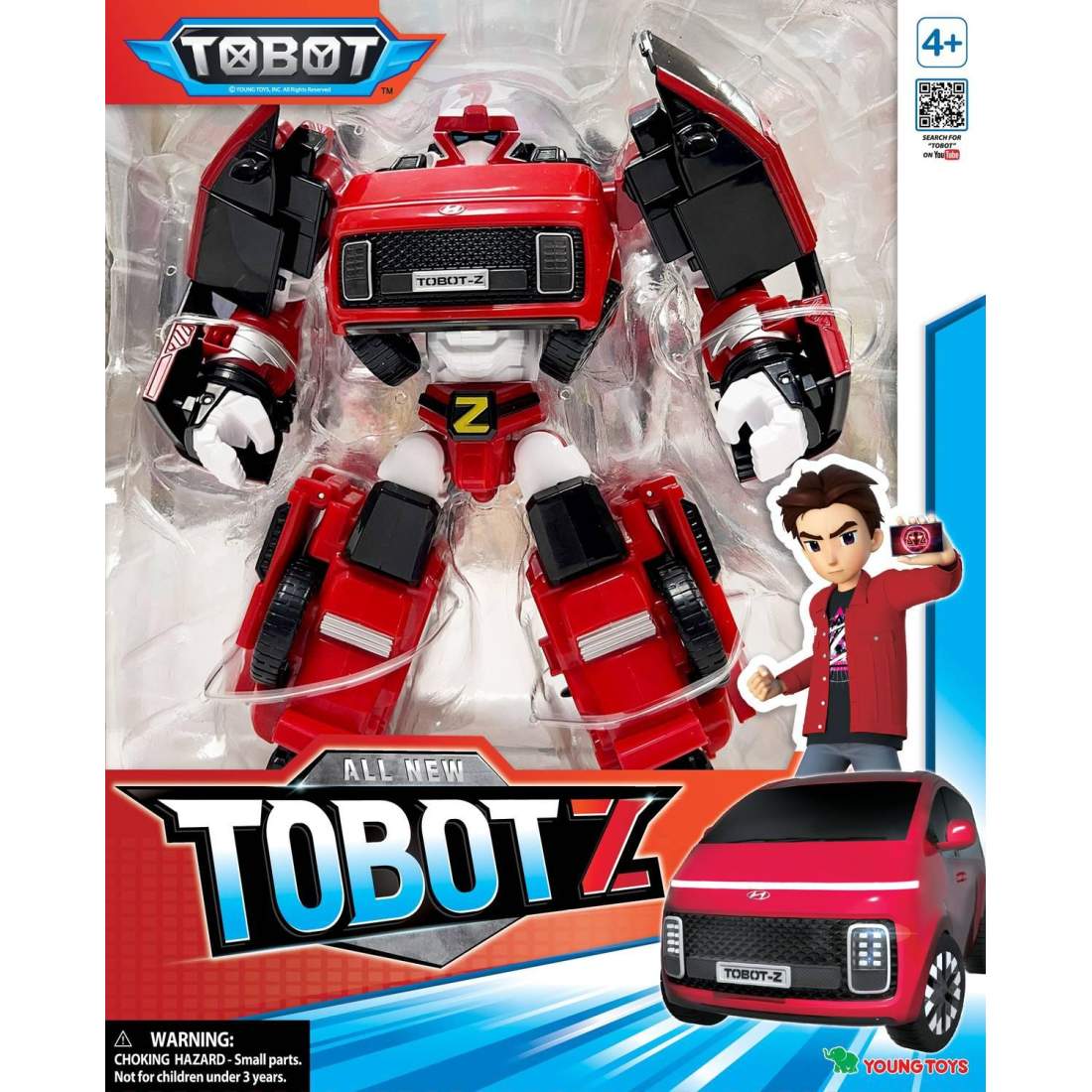 Tobot Z Transforming Figur, 22 cm Storlek, Action Toy | Hem & Hobby | Pryloteket