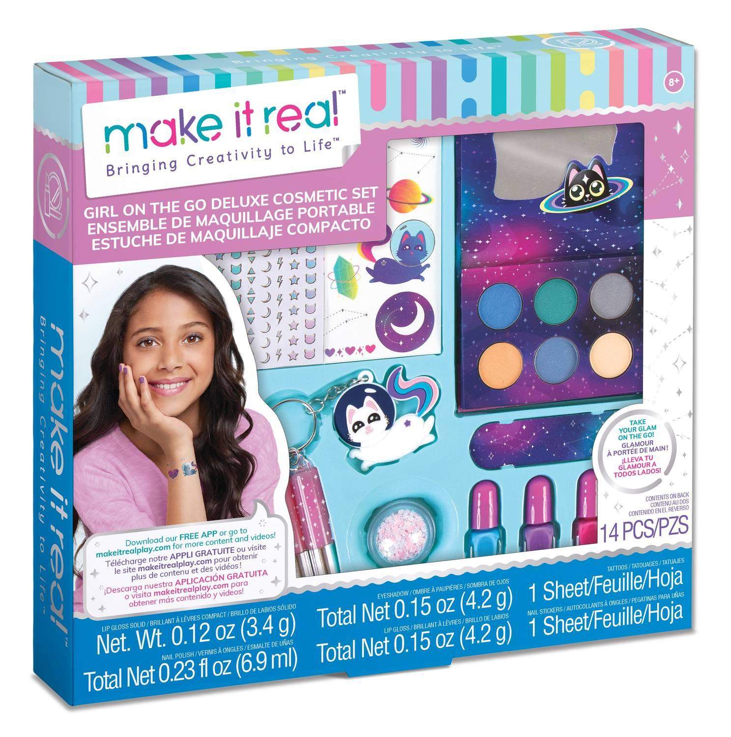 Makeupsæt til On-the-Go-applikation, rejsevenlige essentielle ting