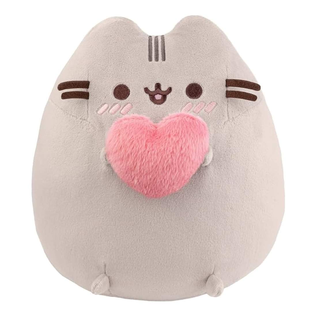 Pusheen mjukisleksak med hjärta, 22 cm plysch kattfigur | Hem & Hobby | Pryloteket