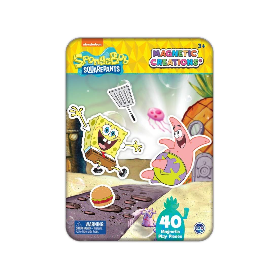 SpongeBob SquarePants magnetset med 6 färgglada designs | Hem & Hobby | Pryloteket