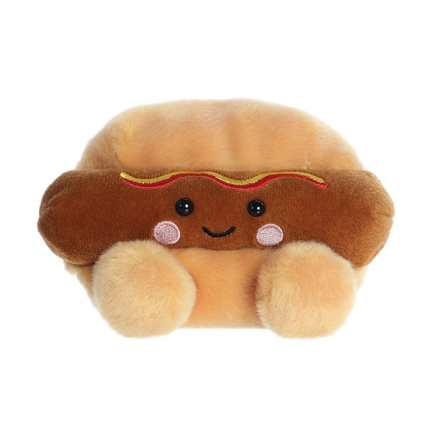 Hotdog plyslegetøj, 12 cm, AURORA Palm Pals Collection