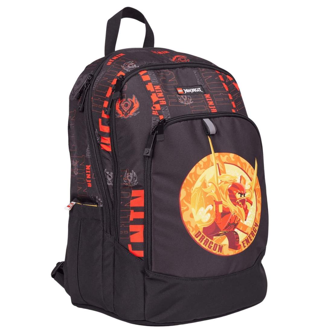 NINJAGO skolväska med Dragon Energy Design, slitstarkt material | Hem & Hobby | Pryloteket