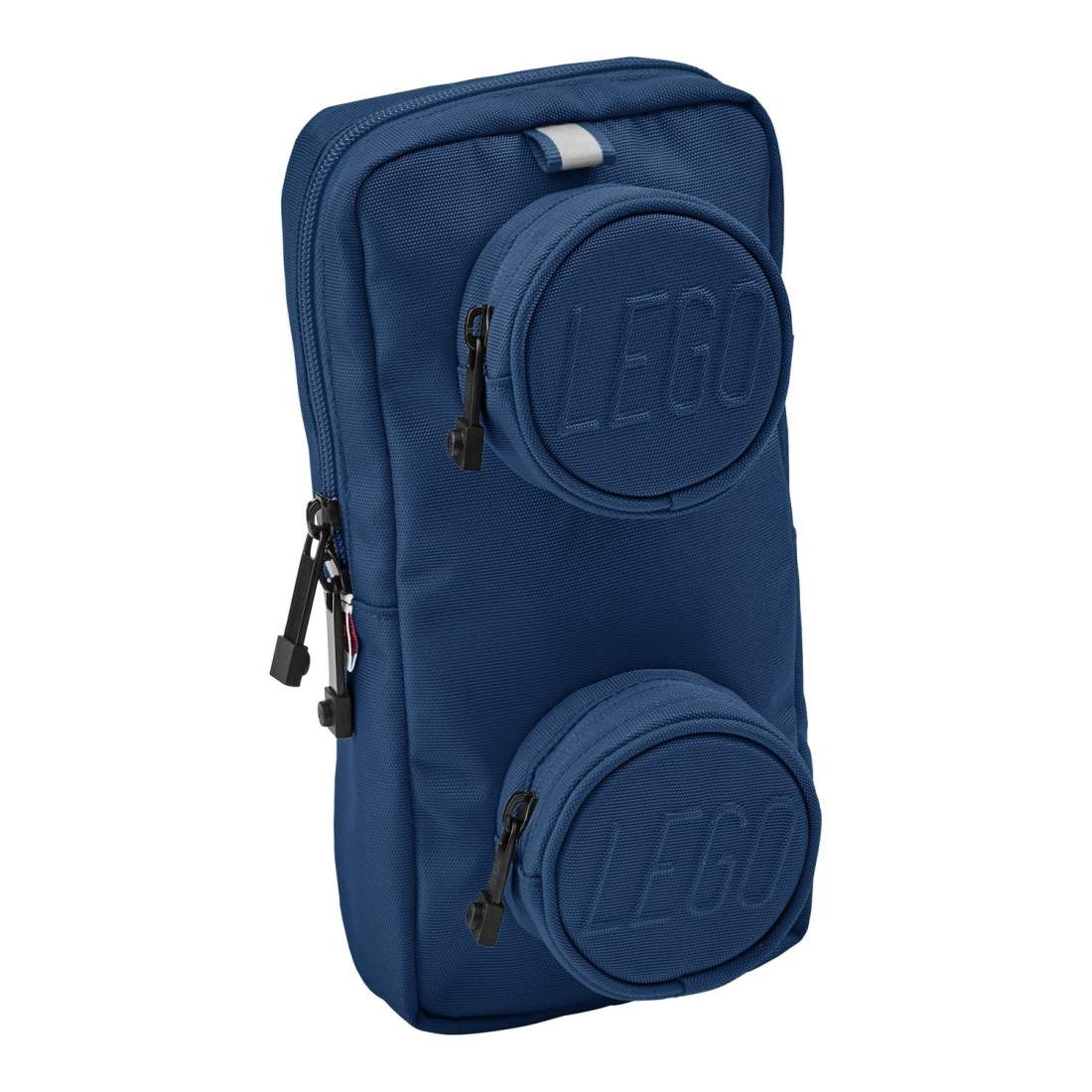 1x2 LEGO Brick Sling Bag i Earth Blue Color | Hem & Hobby | Pryloteket