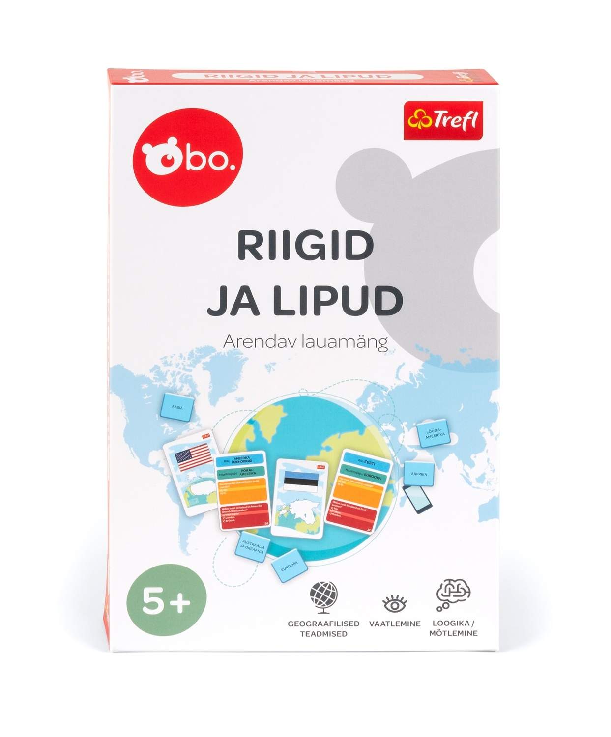 Lande og flag Pædagogisk brætspil på estisk sprog