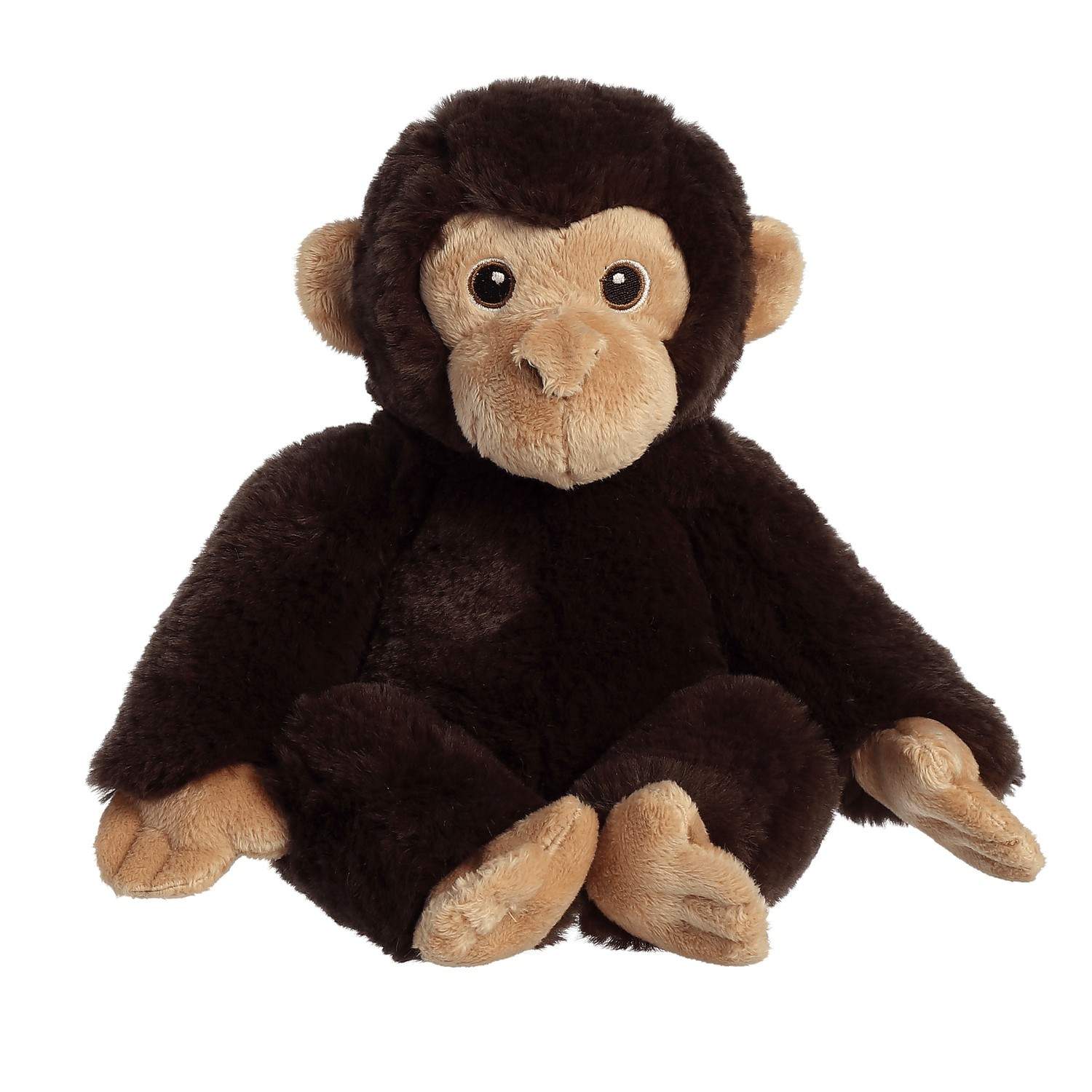 Chimpanse blødt legetøj, miljøvenligt materiale, 25 cm