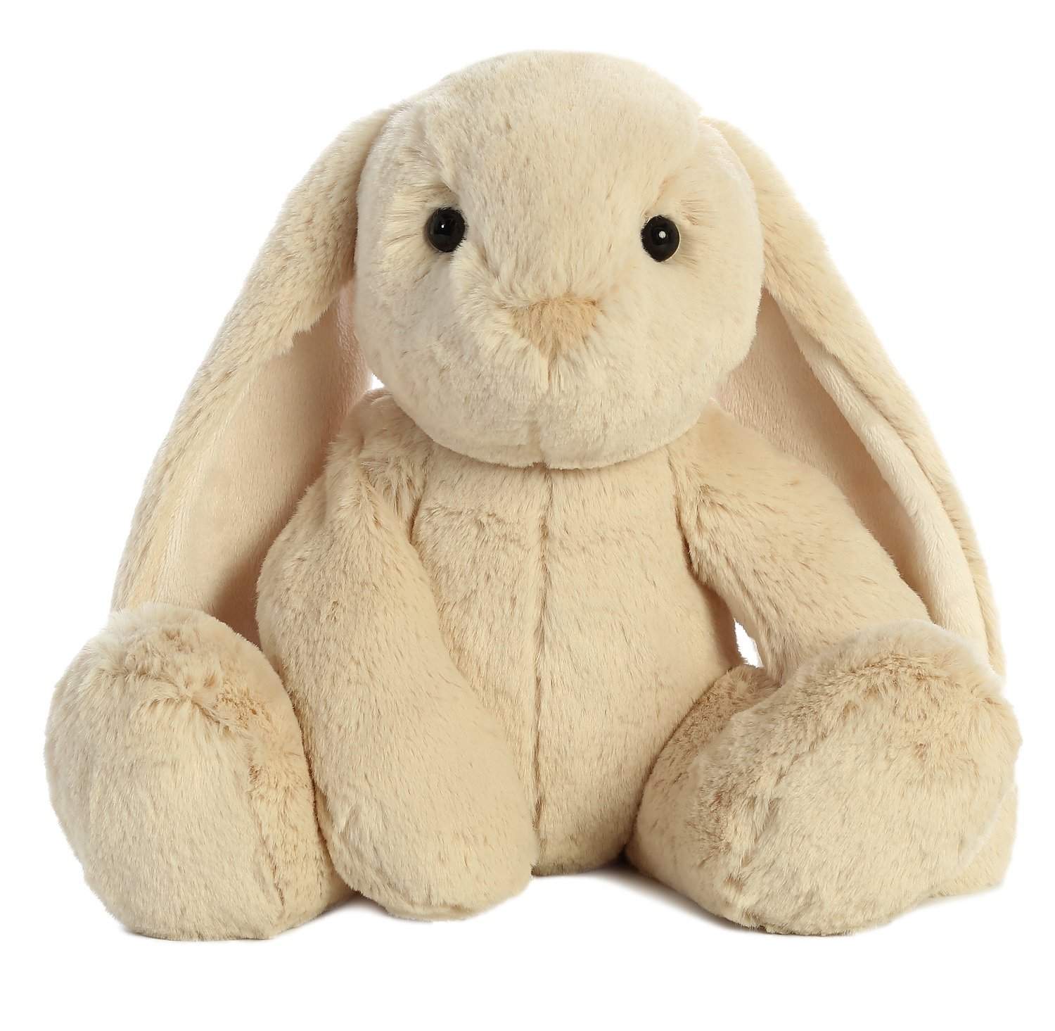 Beige kanin blødt legetøj, 28 cm plys tøjdyr