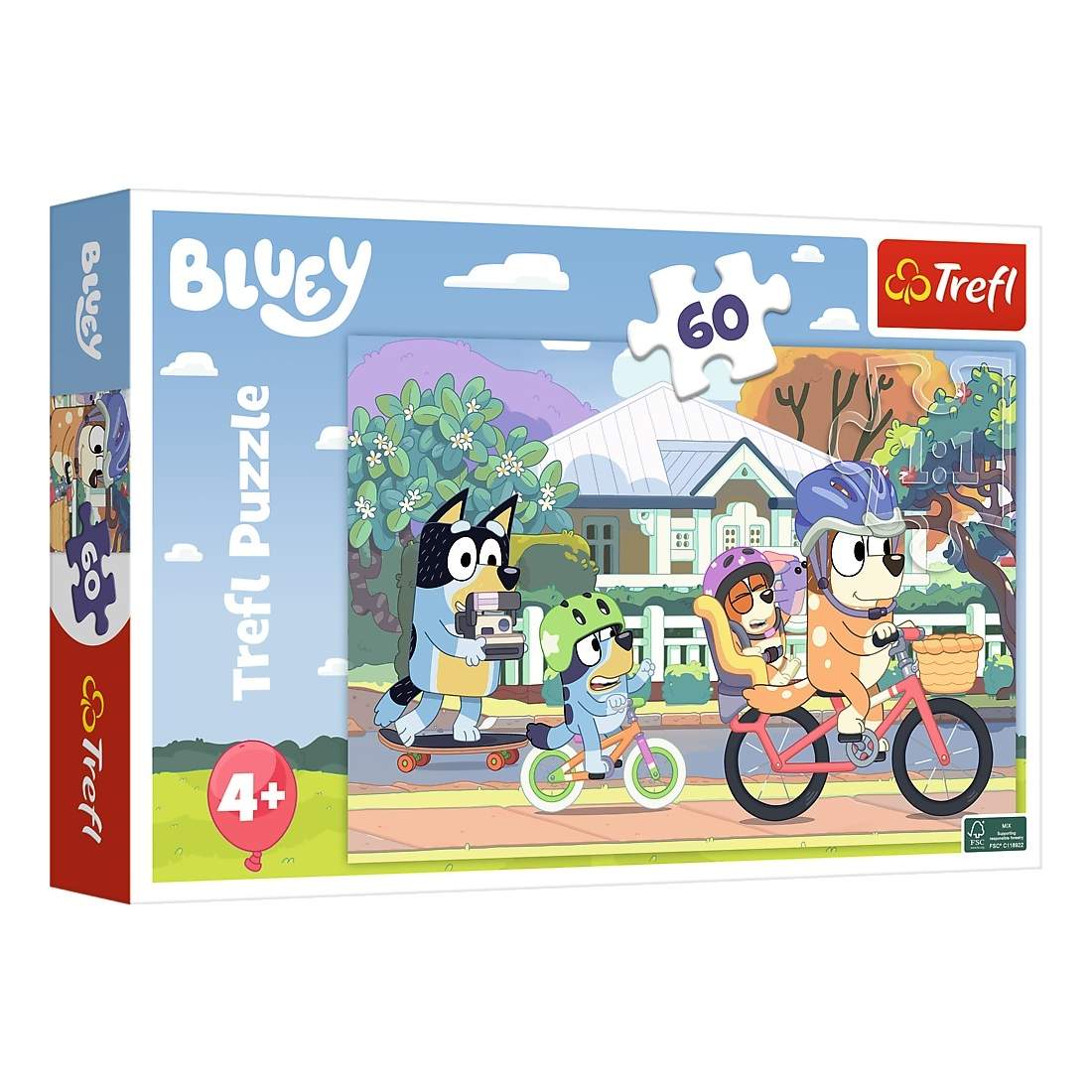 Bluey Puzzle, 60 bitar, rolig familjeaktivitet | Hem & Hobby | Pryloteket