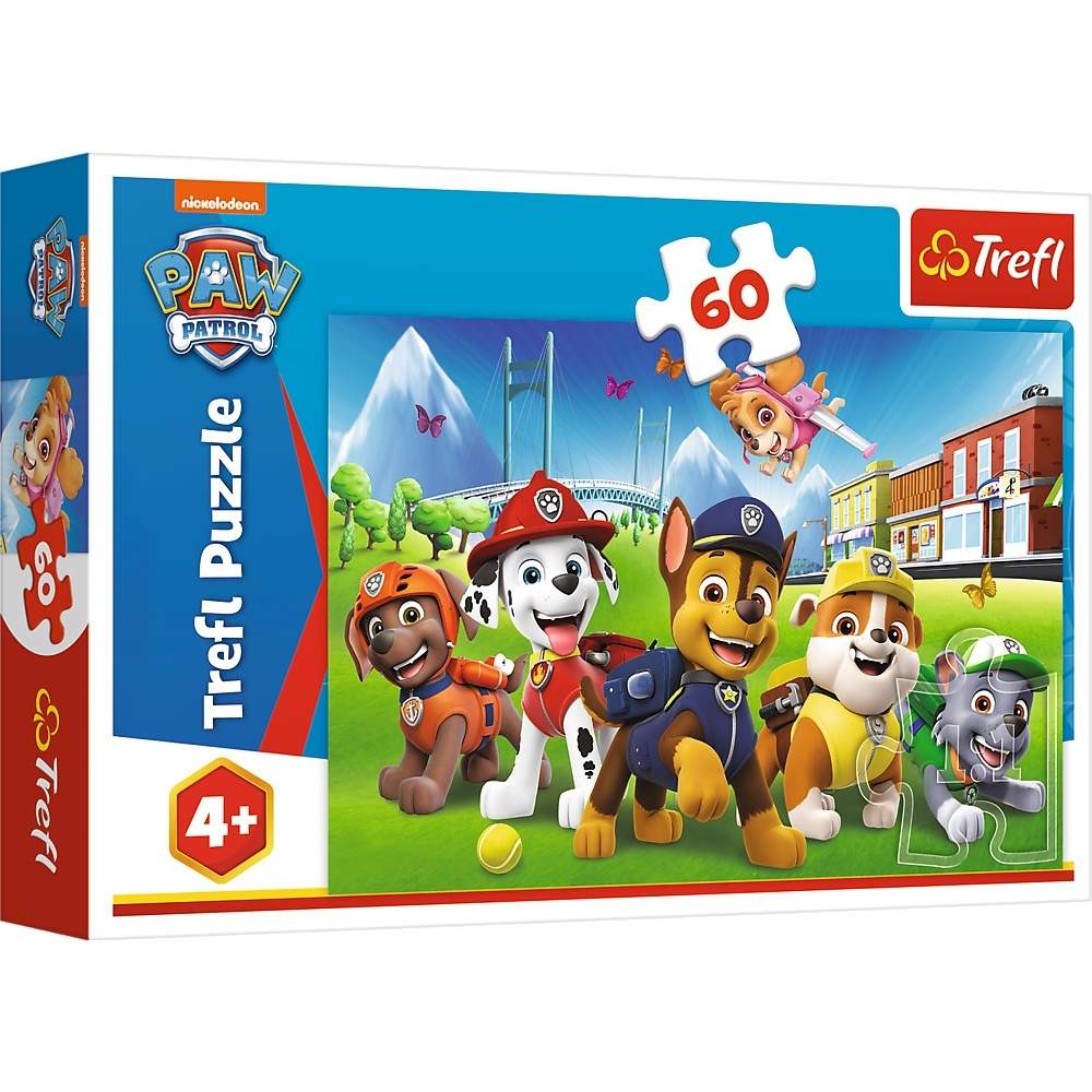 Paw Patrol 60-brikkers puslespil til børn, sjov og engagerende aktivitet