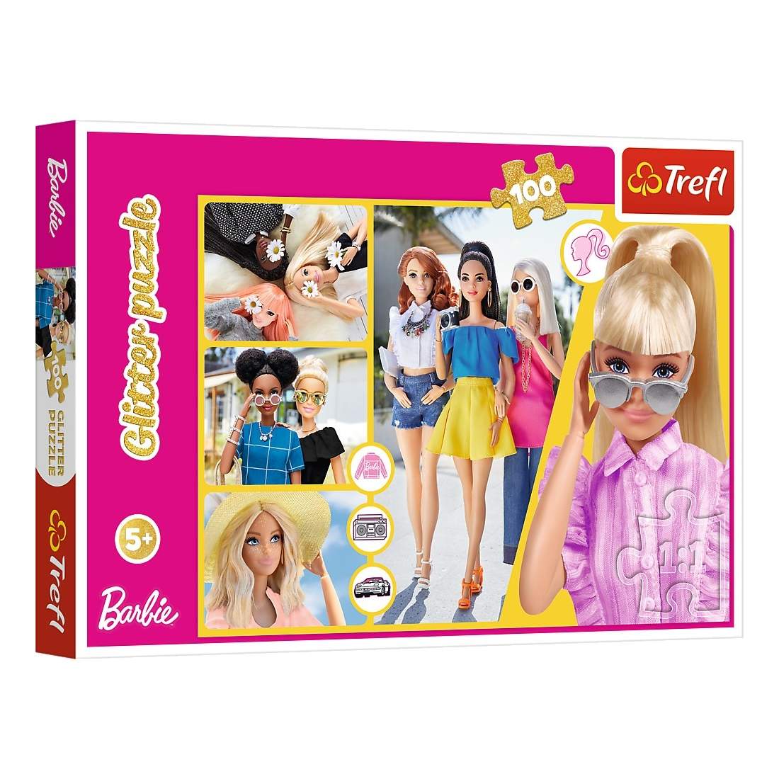 Barbie glitterpussel, 100 bitar för nöje och kreativitet | Hem & Hobby | Pryloteket