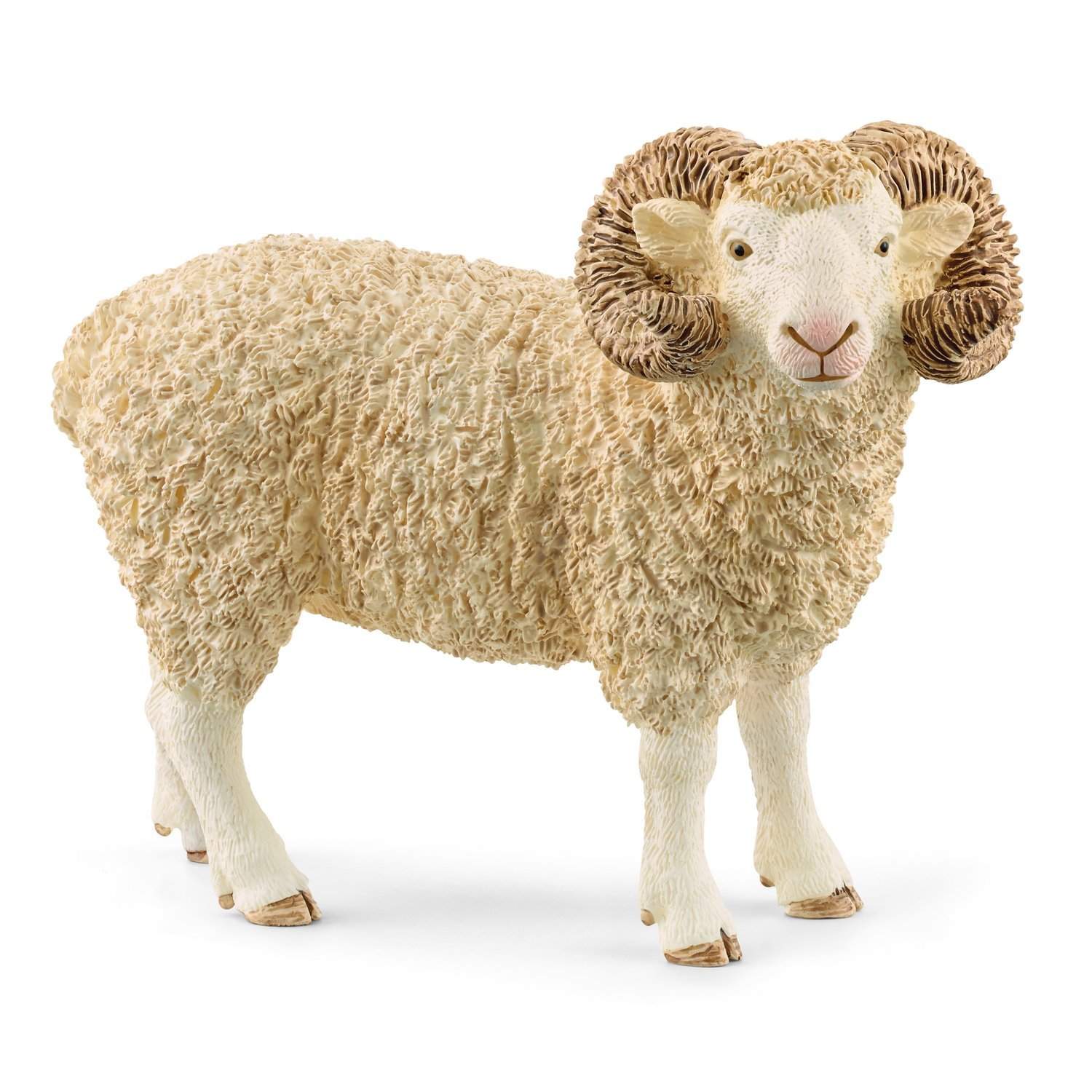 Farm Animal Figurine - Schleich Ram Model, realistiske detaljer