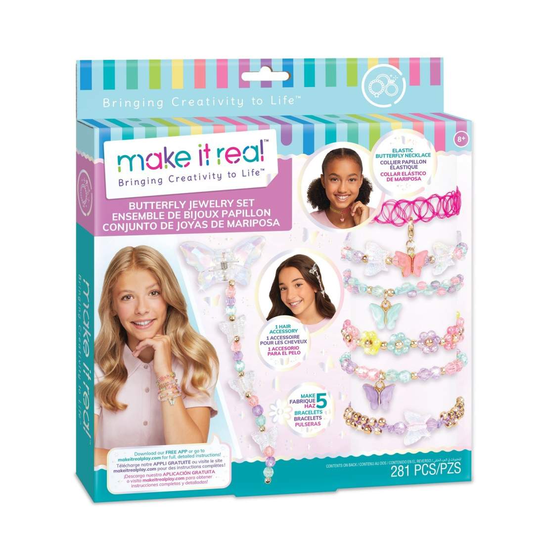 DIY smyckesset med fjärilsberlocker och pärlor | Hem & Hobby | Pryloteket