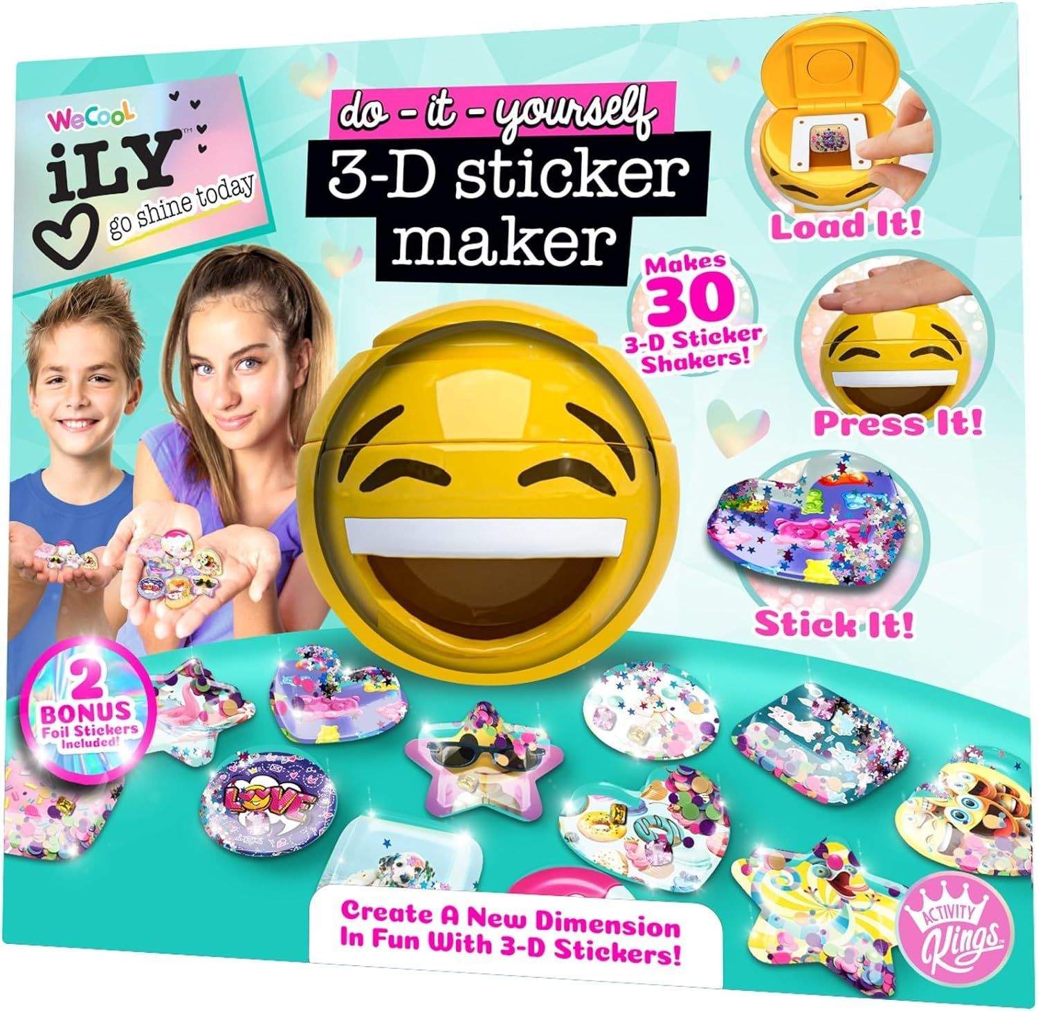 3D Sticker Maker til brugerdefinerede design og nem brug