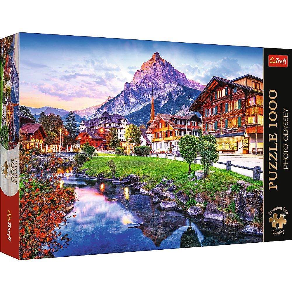 Alpine Village 1000-stykker Premium Plus-puslespil til voksne