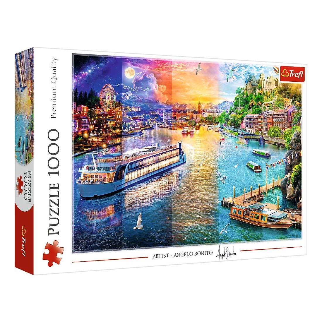 Flodkryssningspussel, 1000 bitar, kul för alla åldrar | Hem & Hobby | Pryloteket