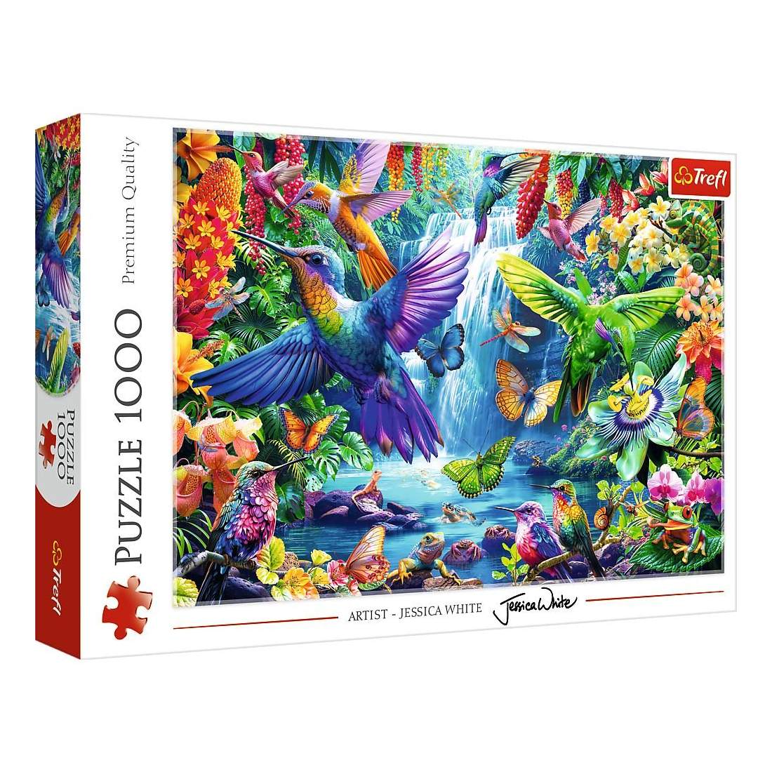 Tropiska kolibrierpussel, 1000 bitar för vuxna | Hem & Hobby | Pryloteket