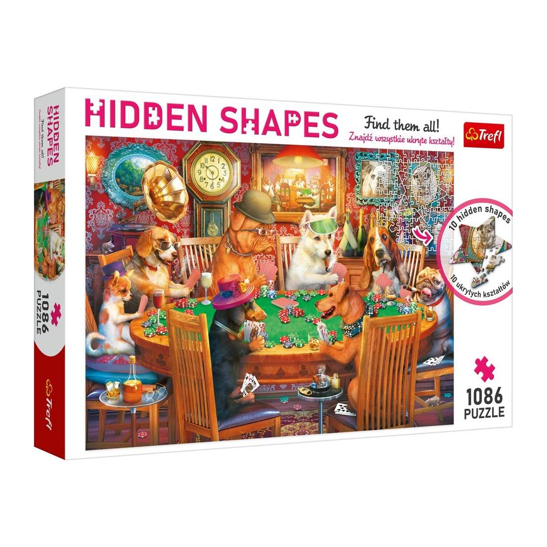 Dolda former hundpussel, 1000 bitar | Hem & Hobby | Pryloteket