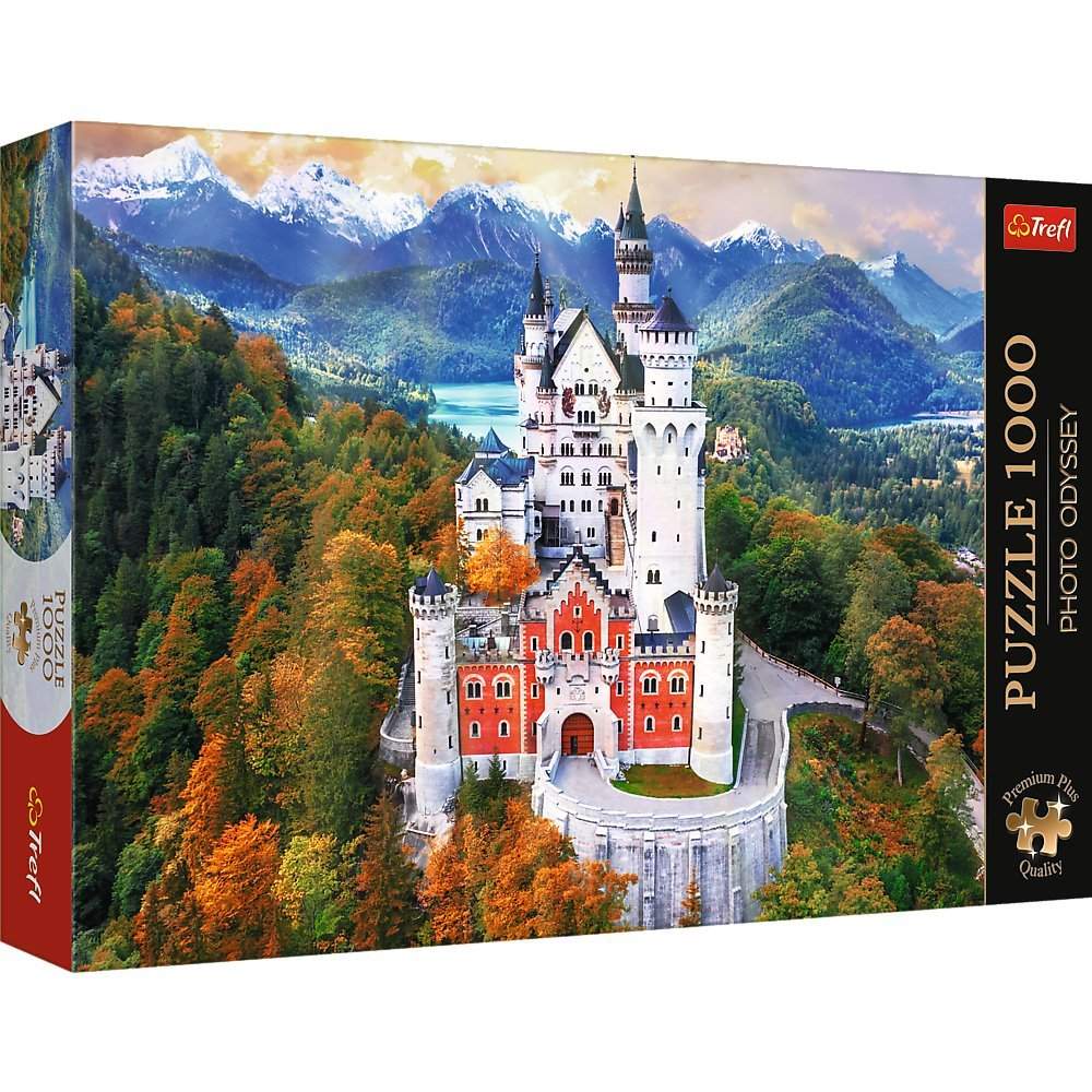 Neuschwanstein Castle 1000-stykke Premium Plus-puslespil