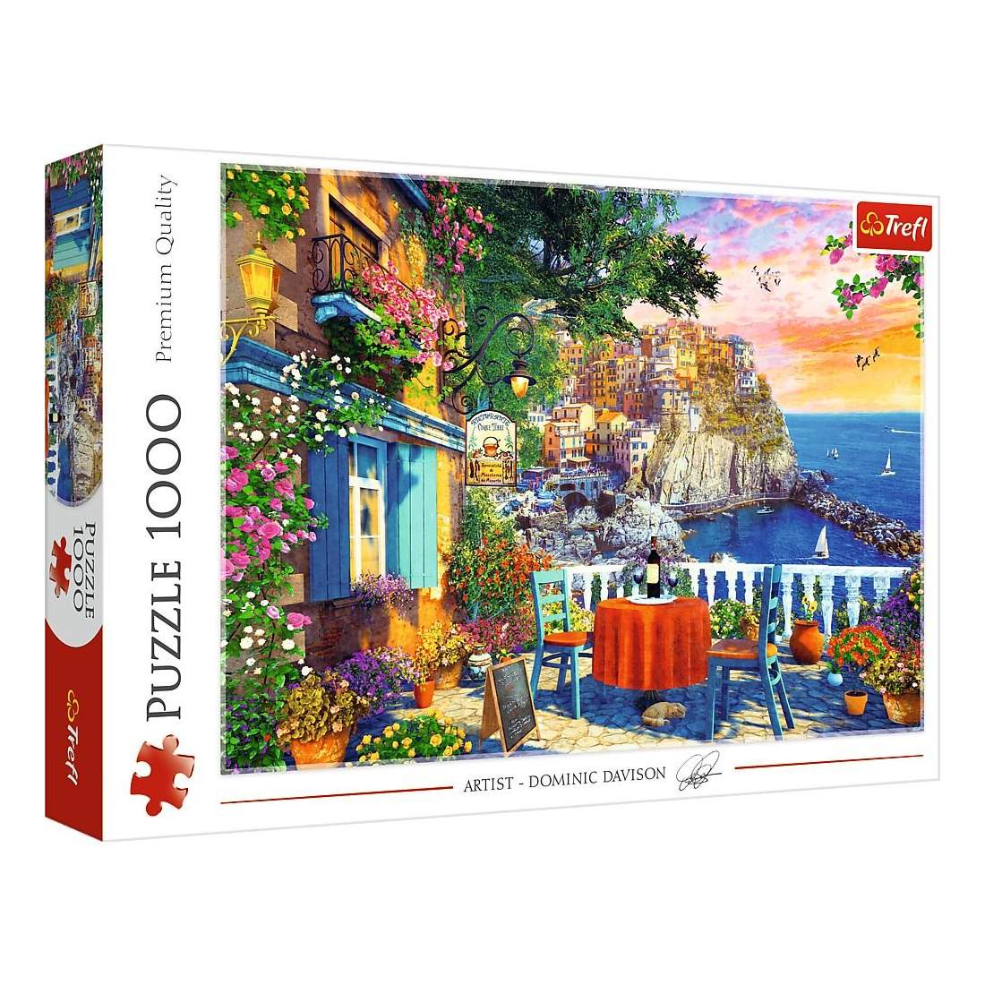 Cinque Terre View-pussel, 1000 bitar, rolig familjeaktivitet | Hem & Hobby | Pryloteket