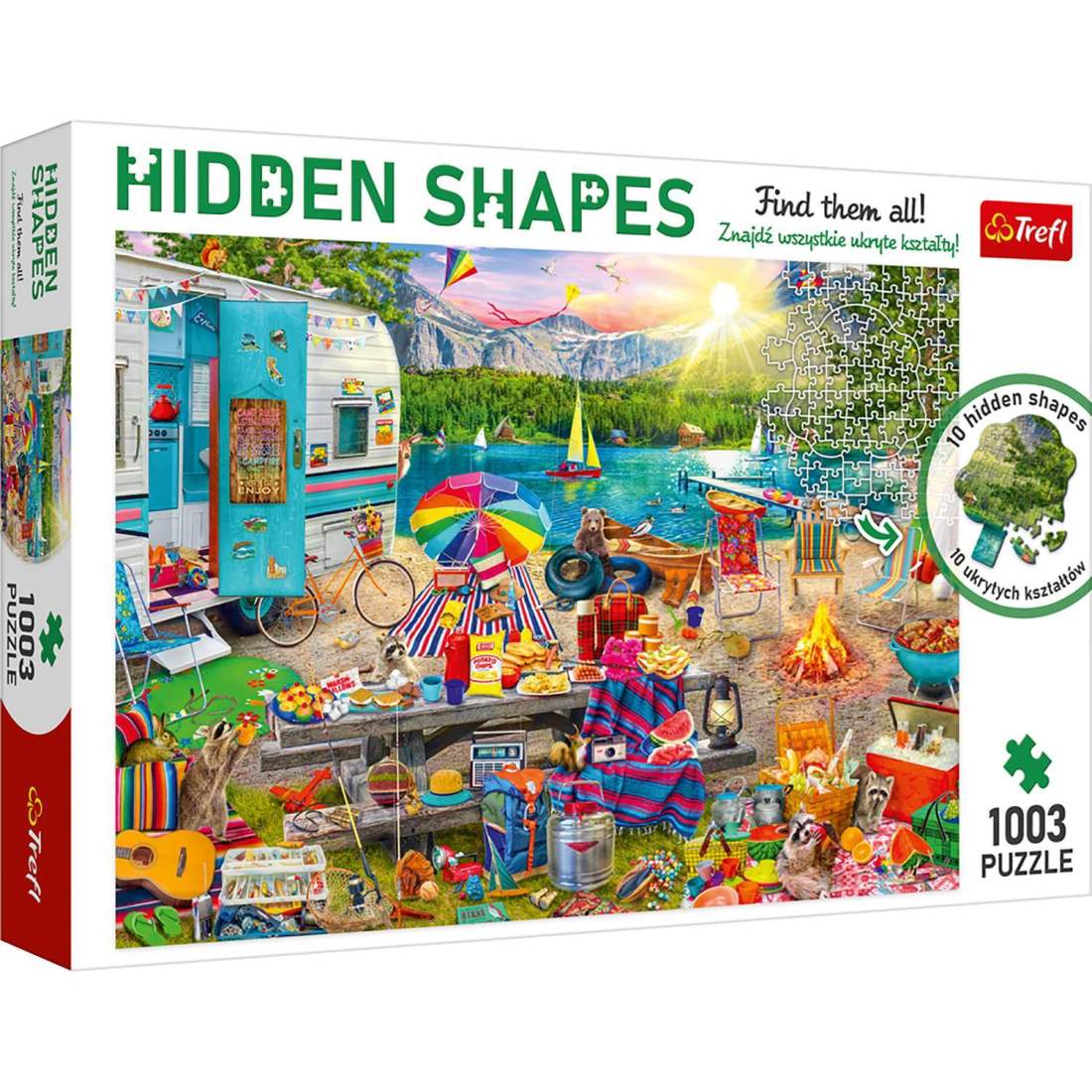 Husbilsutflyktspussel, 1000 bitar, rolig familjeaktivitet | Hem & Hobby | Pryloteket