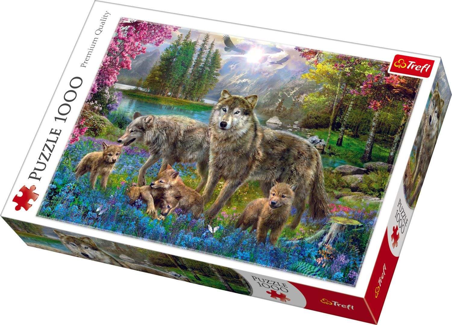 Wolves 1000-stykke puslespil til voksne og børn