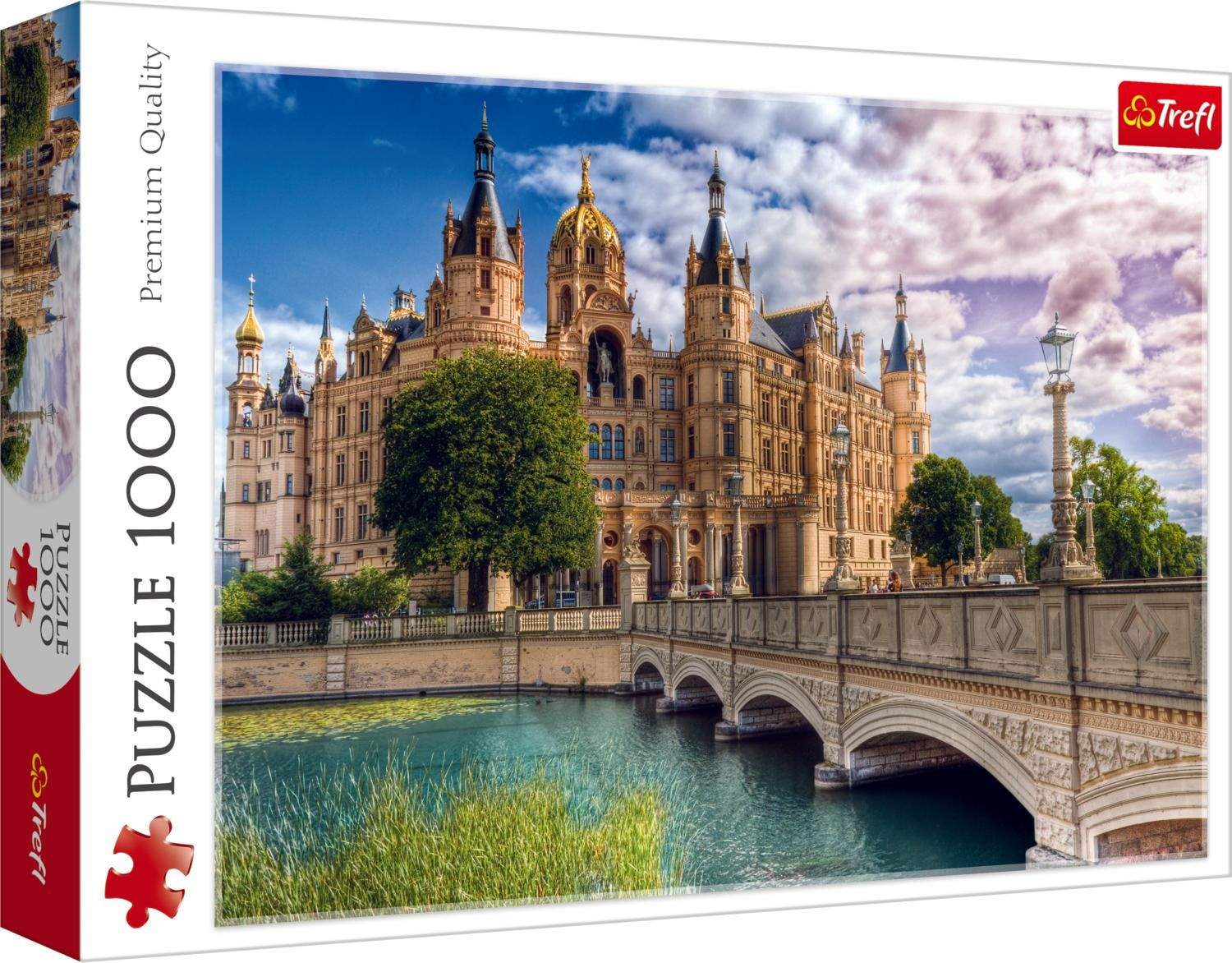 Slotspuslespil 1000 brikker til voksne og børn