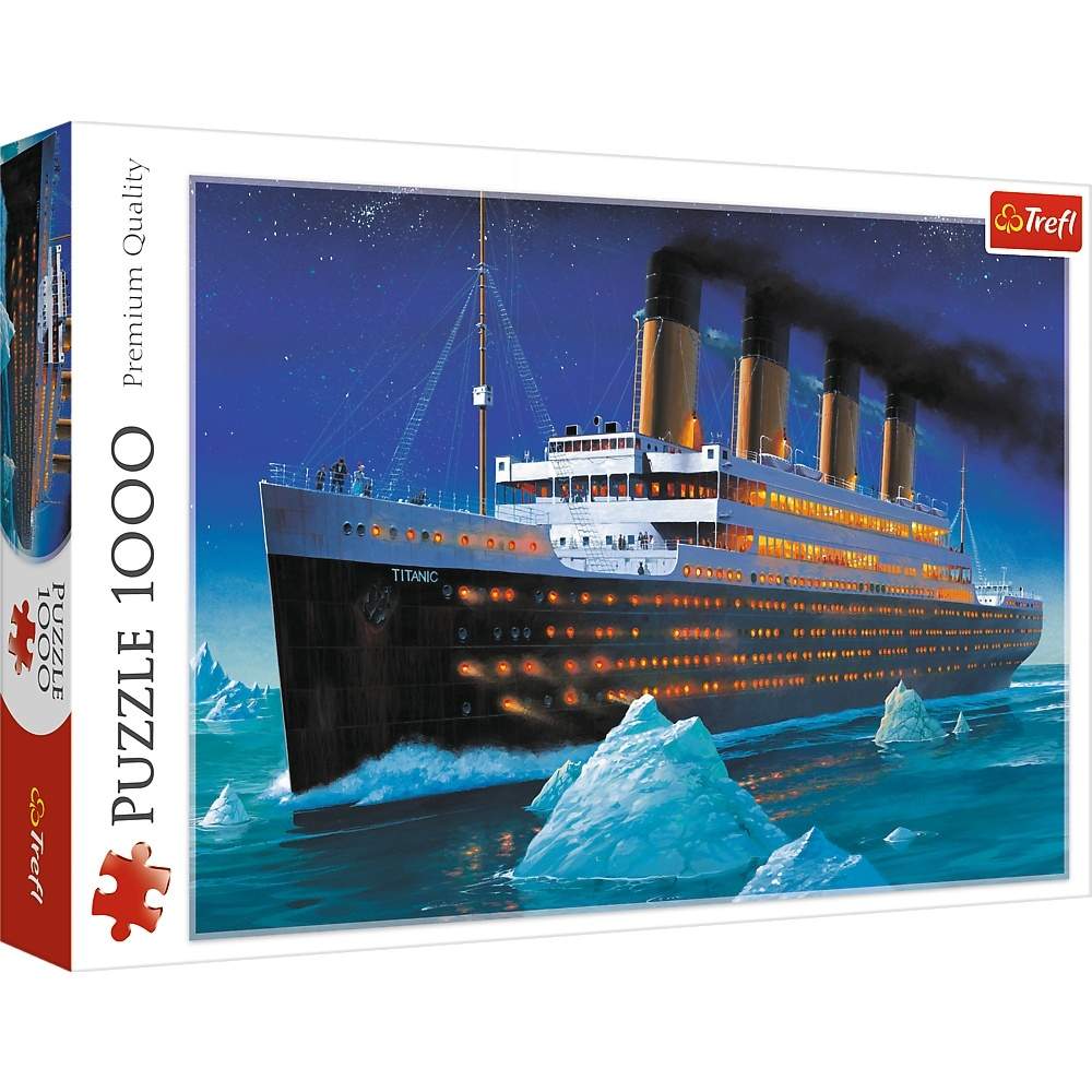 Titanic 1000-brikkers puslespil til voksne og børn