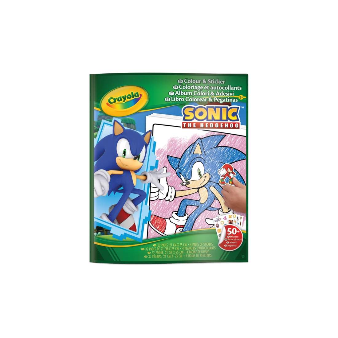 Sonic Color & Sticker Set för kreativt nöje och fantasi | Hem & Hobby | Pryloteket