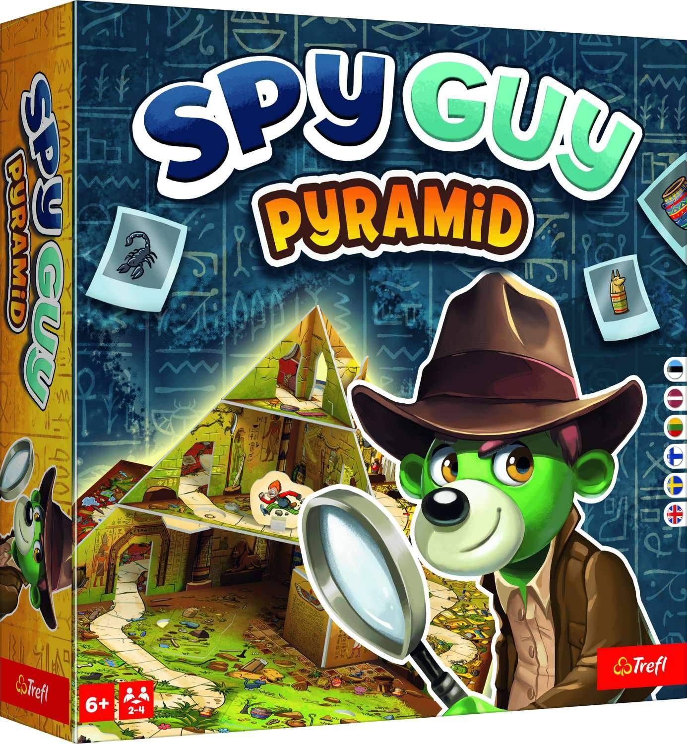 Spy Guy Pyramid brætspil for 2-4 spillere i alderen 8+