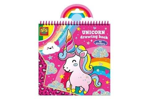 Enhjørning malebog til børn, sjov aktivitet for alle aldre