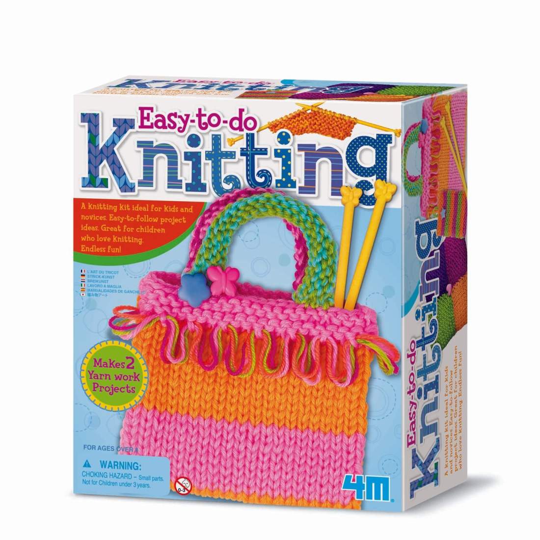 DIY Knitting Art Kit för 4M-projekt, lätt att använda | Hem & Hobby | Pryloteket