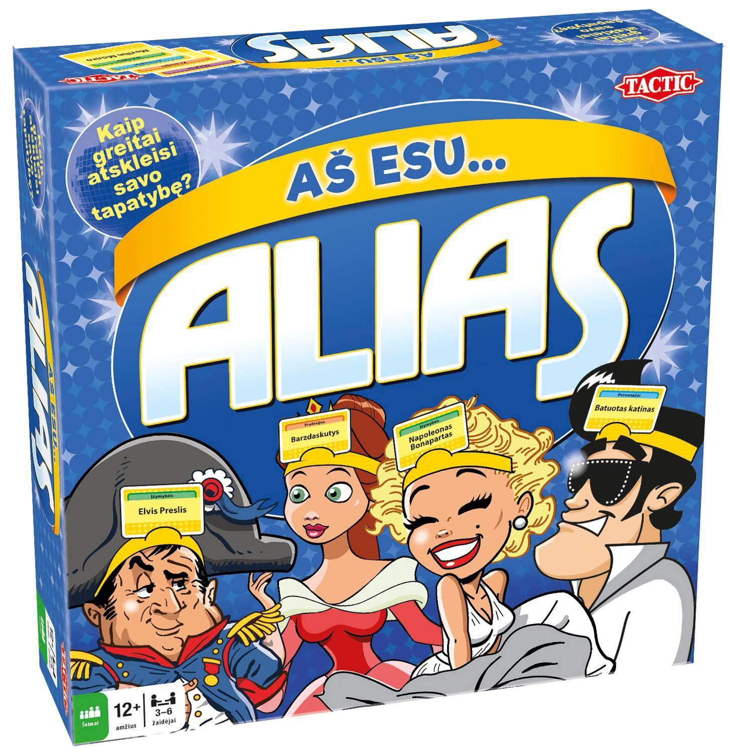 Tactic Board Game Alias I Am (på litauisk sprog.)