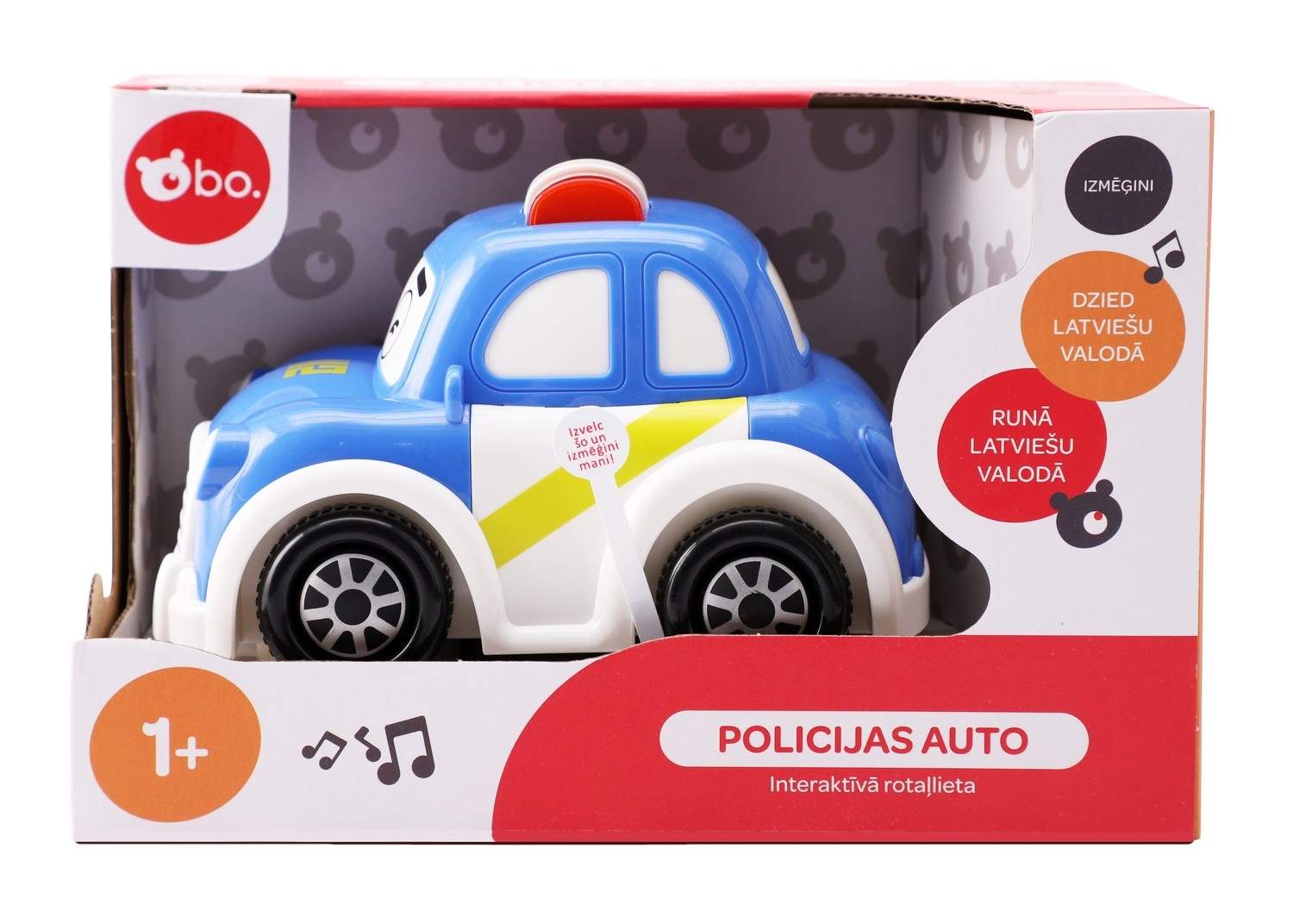 Bo. Interaktiv politibil (lettisk sprog)