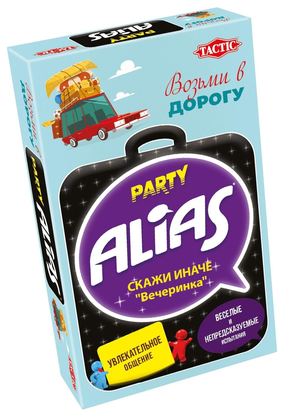 Tactic Board Game Party Alias ​​Travel (på russisk sprog.)