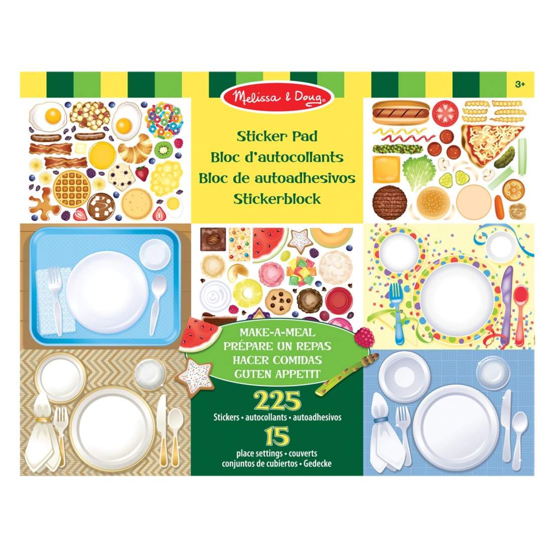 Melissa & Doug Sticker Pad Make-A-Meal | Hem & Hobby | Pryloteket
