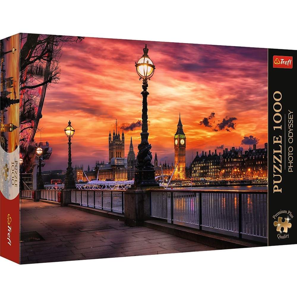 Trefl Premium Plus Puzzle Big Ben, Lontoo, 1000 kpl
