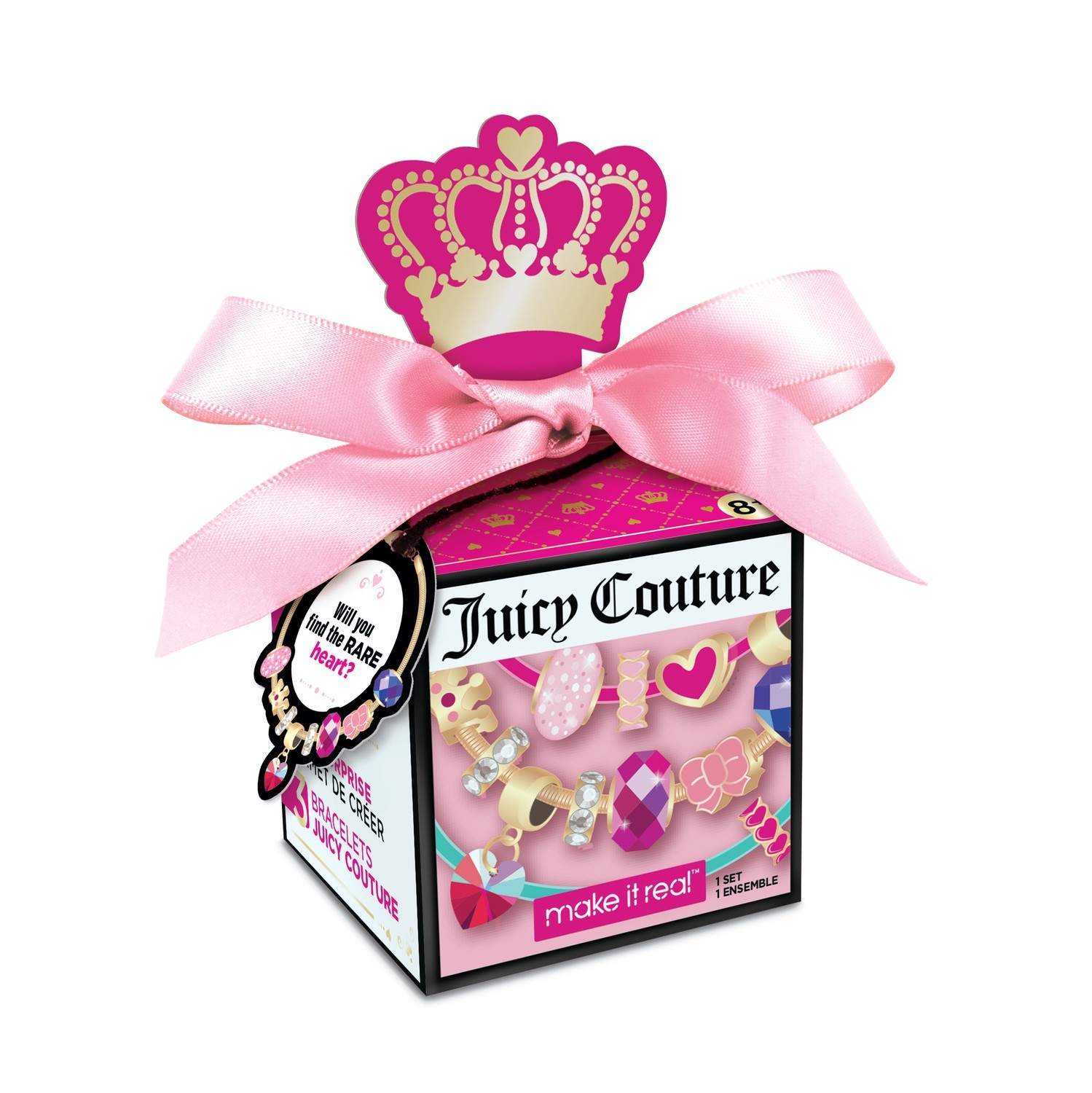 Gør det til ægte Juicy Couture Blændende overraskelsesæske gør det selv-smykkesæt