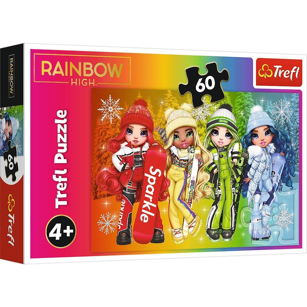 Trefl Rainbow High Puzzle , 60 stk