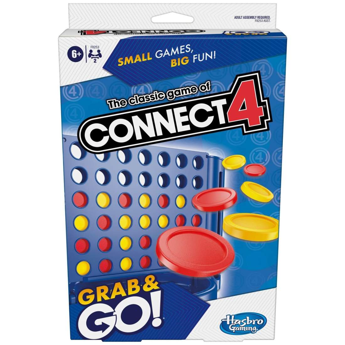 Travel Game Connect 4 Grab&Go | Hem & Hobby | Pryloteket