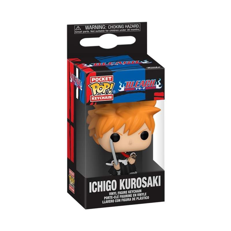 Funko pop! Nøglering: Bleach - Ichigo Kurosaki