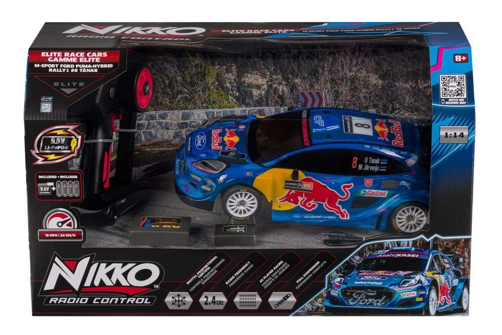 Nikko radiostyrende køretøj M-Sport Ford Puma 8 Tanak, skala 1:14
